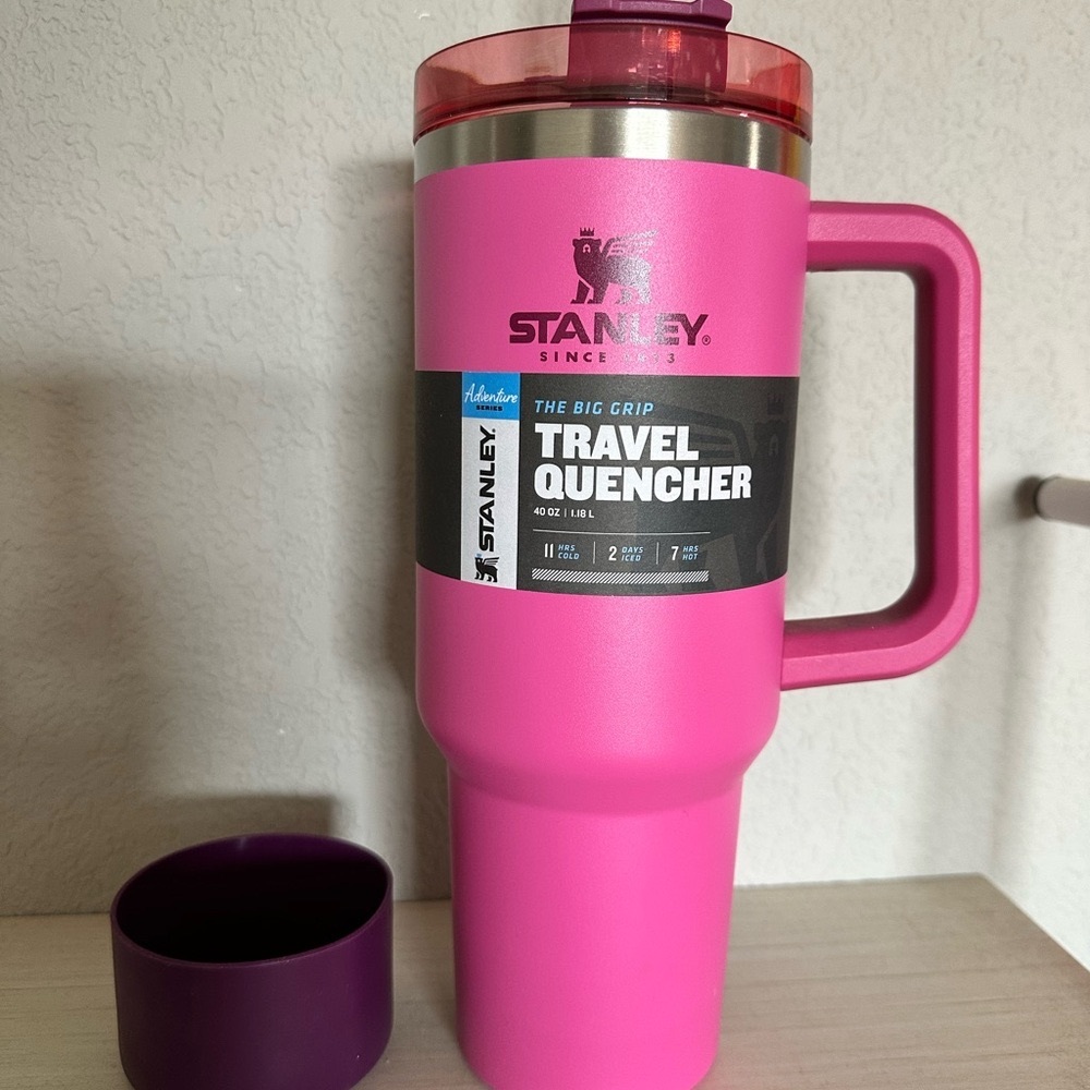 Stanley Azalea Pink Travel Quencher Tumbler